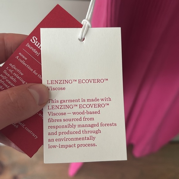 Sunday Best Jodie Ribbed Tank Dress – Soft Fuchsia – Size L – NWT - Picture 8 of 13